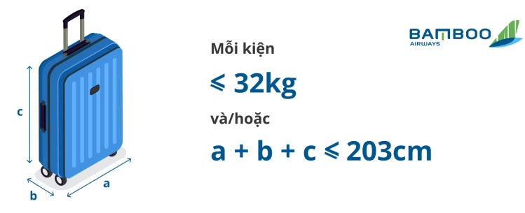 Quy định hành lý ký gửi Bamboo Airways