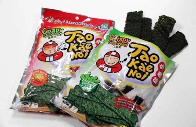 Snack rong biển đặc sản Thái Lan làm quà