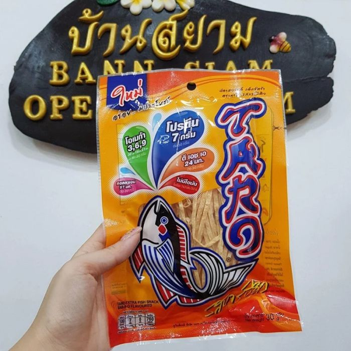 Khô cá sợi Taro đặc sản Thái Lan làm quà