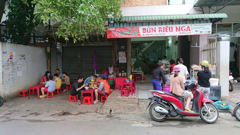 Bún riêu Nga là địa chỉ bán bún riêu Buôn Ma Thuột ngon.