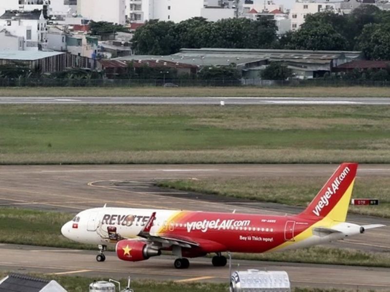 Máy bay Vietjet gặp sự cố 