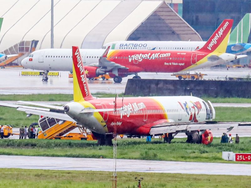 Máy bay Vietjet tai nạn