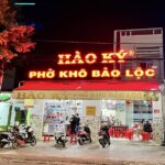 Đánh giá phở khô Hào Ký Bảo Lộc có ngon không thực đơn có gì.