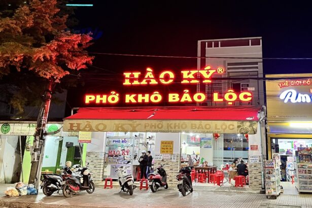 Đánh giá phở khô Hào Ký Bảo Lộc có ngon không thực đơn có gì.