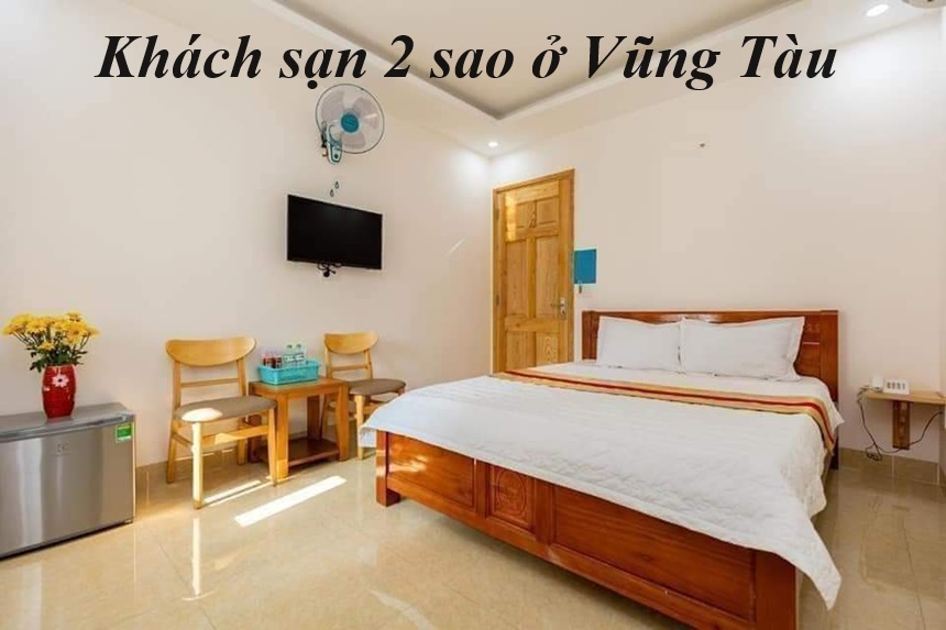 Khách sạn 2 sao Vũng Tàu bãi sau đường Thùy Vân giá rẻ.