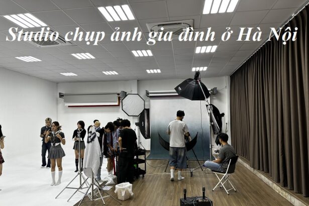 Studio chụp ảnh gia đình đẹp ở Hà Nội gần trung tâm giá rẻ.