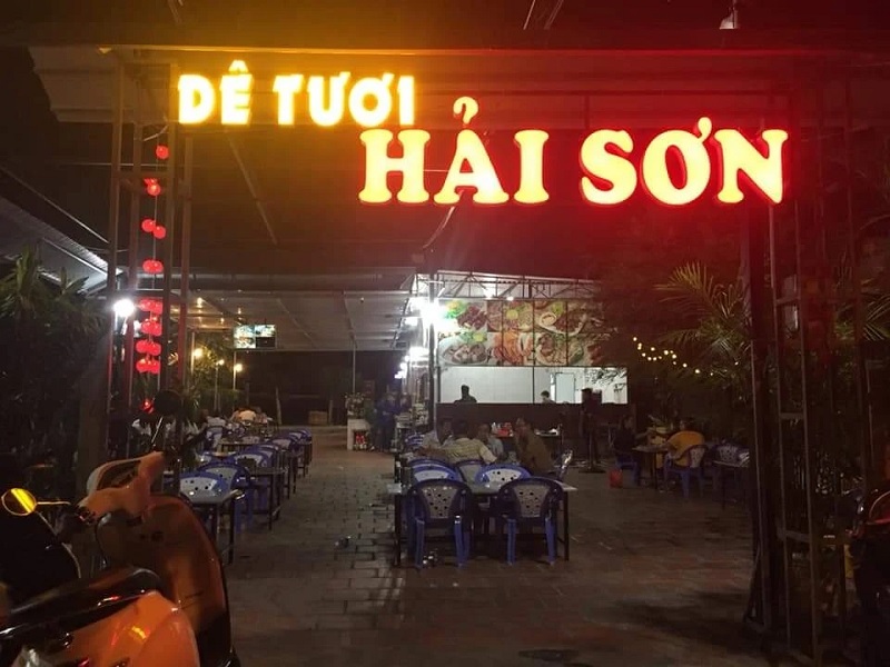 Quán dê Ninh Thuận Hải Sơn.