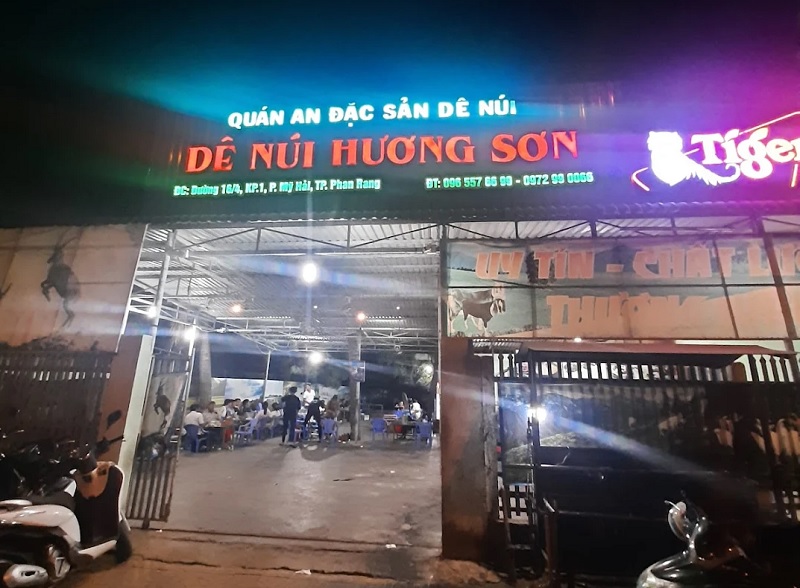 Quán dê Ninh Thuận Hương Sơn.