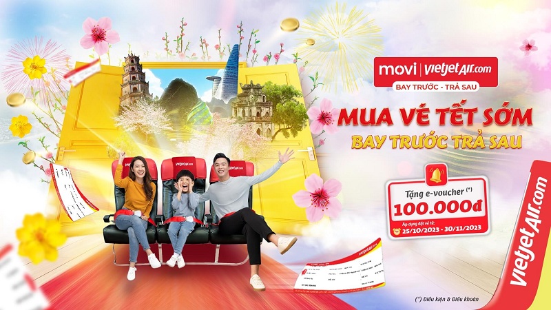 Chương trình bay trước trả sau Vietjet nhiều ưu đãi hấp dẫn