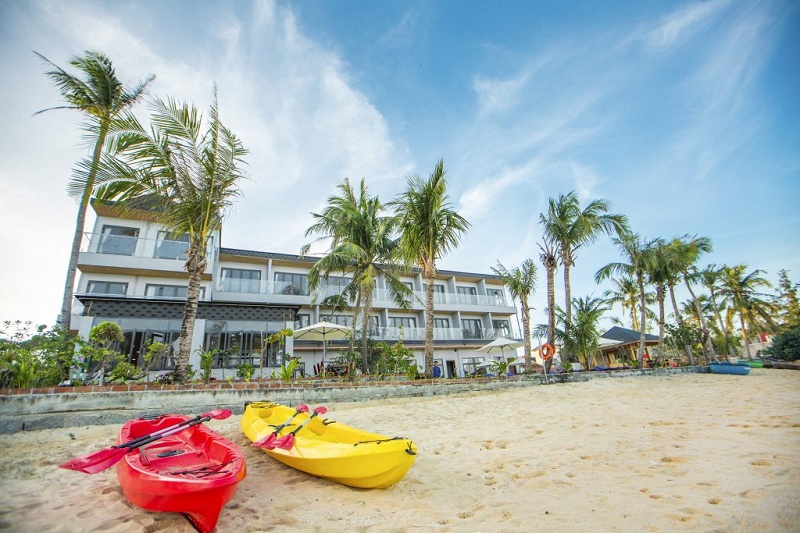 Không gian tại Palm Beach Hotel Phú Yên gần gũi với thiên nhiên