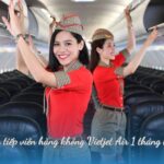 Mức lương tiếp viên hàng không Vietjet Air 1 tháng bao nhiêu