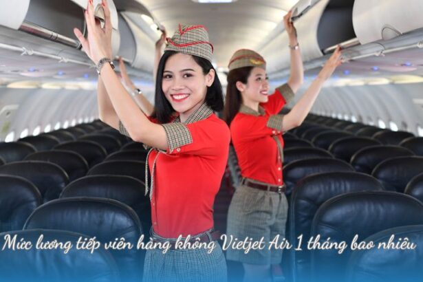 Mức lương tiếp viên hàng không Vietjet Air 1 tháng bao nhiêu