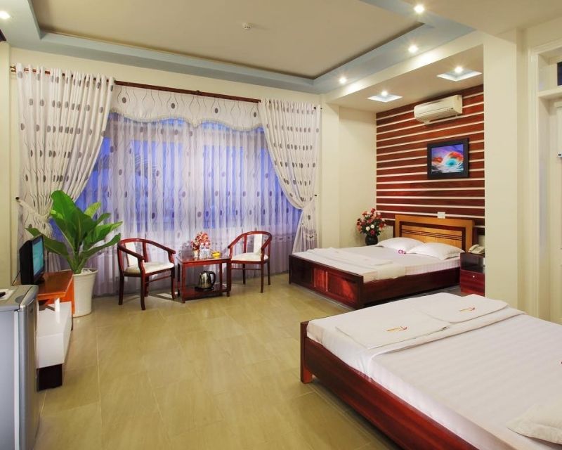 Phòng tại Gold Stars Hotel Long Hải.